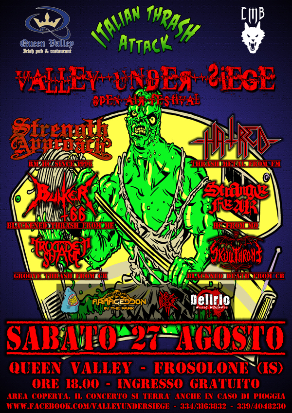 VALLEY UNDER SIEGE OPEN AIR FESTIVAL: tutti i dettagli