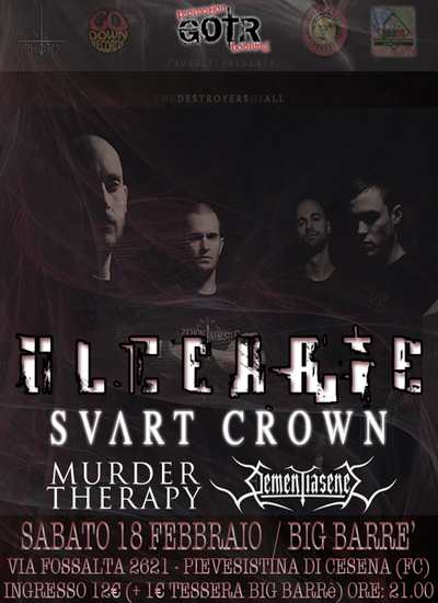 MURDER THERAPY e DEMENTIA SENEX: di supporto agli ULCERATE nelle date italiane