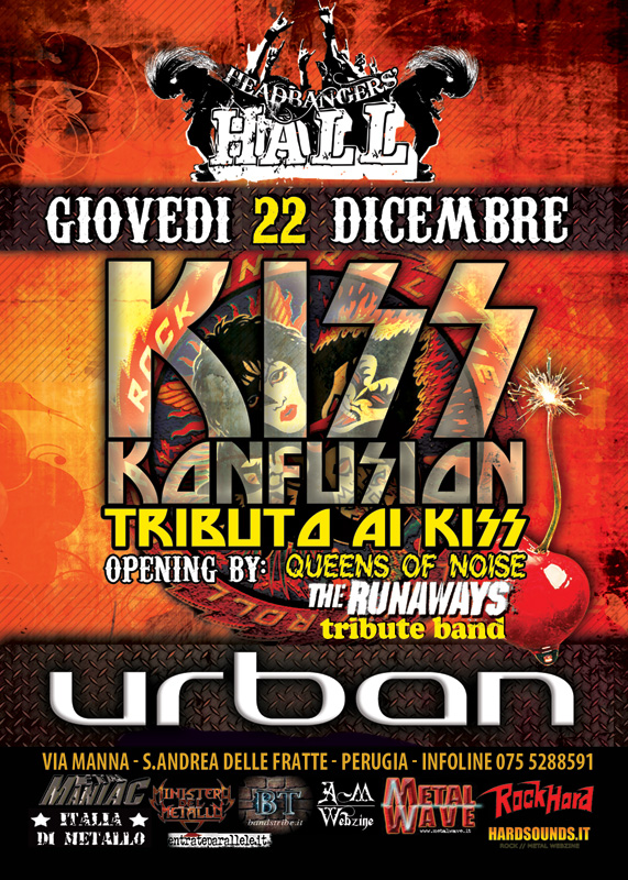 HEADBANGERS HALL: giovedì prossimo tributo ai Kiss