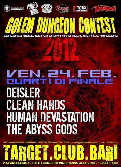 GOLEM DUNGEON CONTEST: il primo quarto di finale