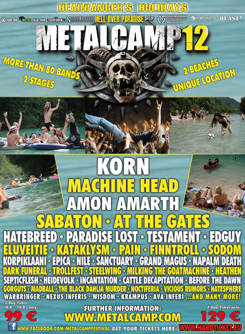 METALCAMP 2012: 13 nuove conferme e video-trailer
