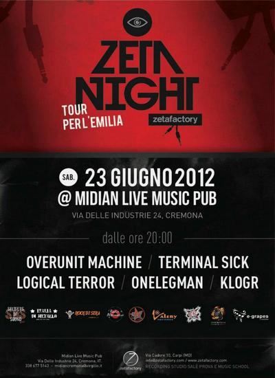 ZETA NIGHT TOUR: serie di concerti per l'Emilia