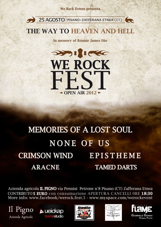 WE ROCK OPEN AIR 2012: i dettagli della terza edizione
