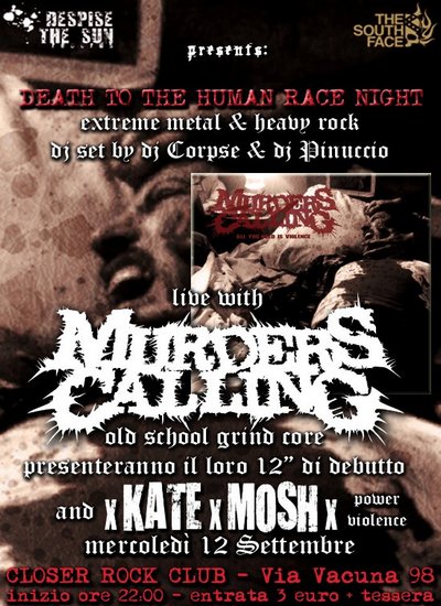 MURDERS CALLING: release party a Roma