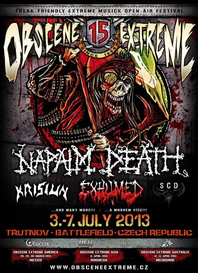 HOUR OF PENANCE: confermati all'Obscene Extreme 2013
