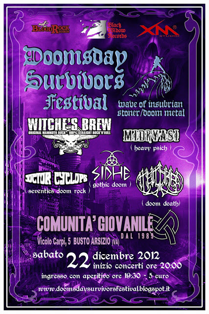 DOOMSDAY SURVIVORS FESTIVAL: i dettagli della serata