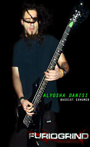 EXHUMER: in studio con il bassista Alyosha Danisi