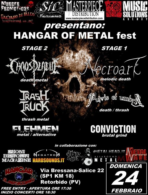HANGAR OF METAL FEST 2013: i dettagli del fest