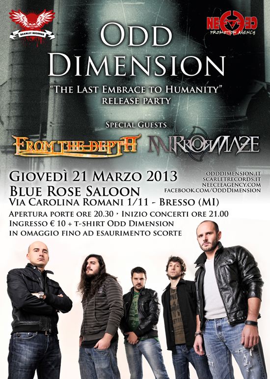 ODD DIMENSION: presentazione in anteprima di "The Last Embrace To Humanity"