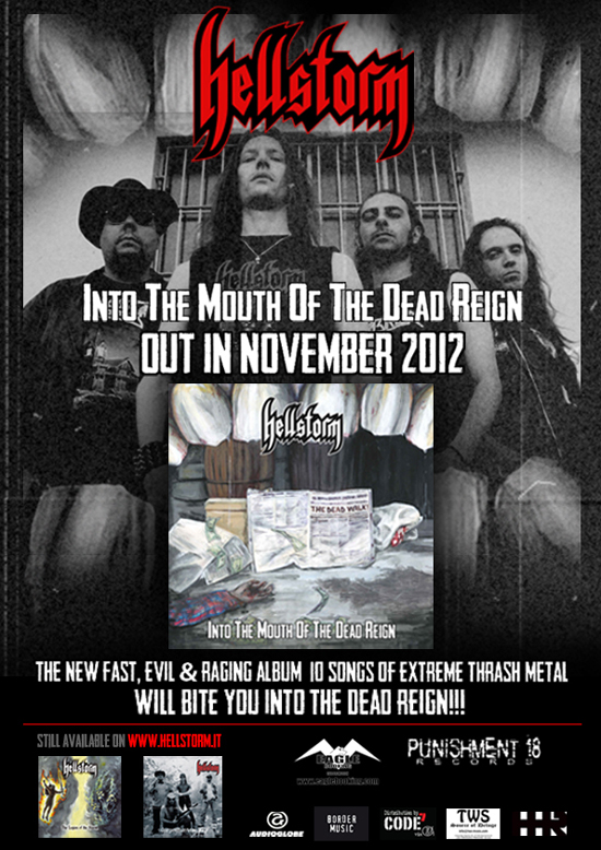 HELLSTORM: "Into the Mouth of the Dead Reign" è sold out