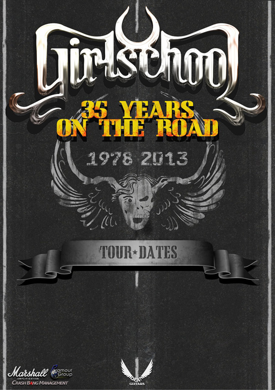 SIMPLE LIES: supporto al tour delle GIRLSCHOOL