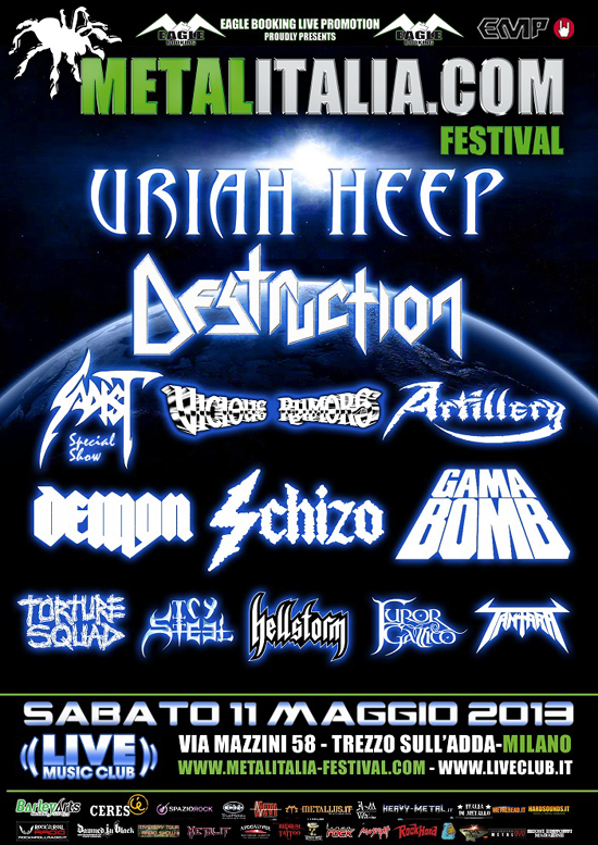 METALITALIA.COM FESTIVAL 2013: show speciale degli URIAH HEEP