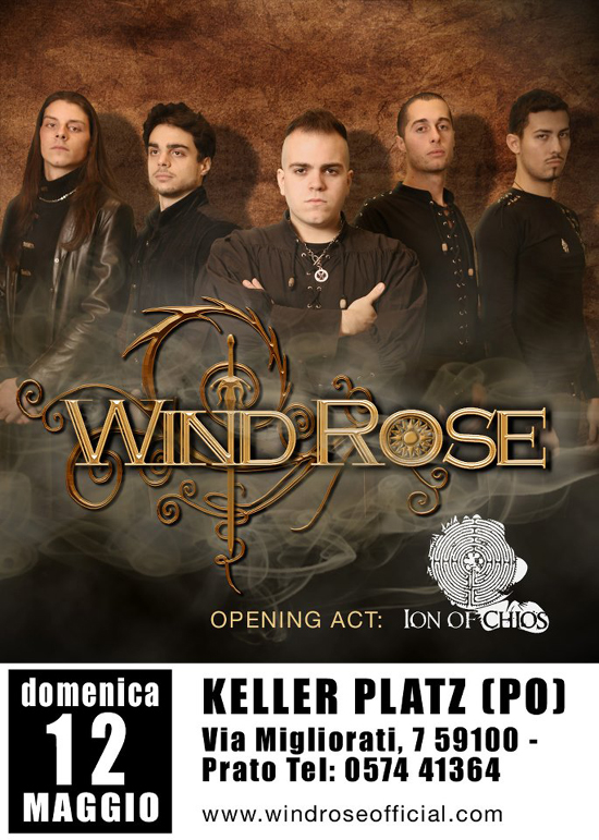 WIND ROSE: prossimo live insieme ai ION OF CHIOS