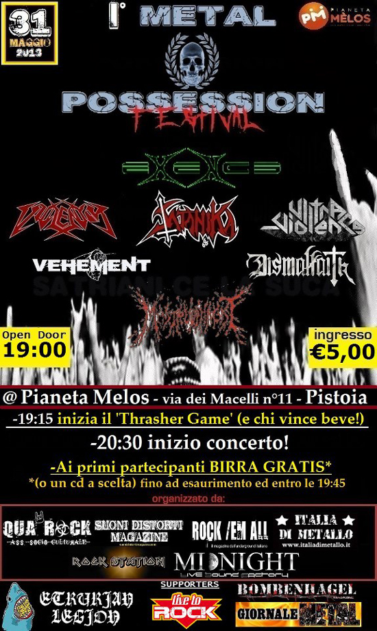 METAL POSSESSION FESTIVAL: i dettagli della prima edizione