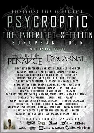 HOUR OF PENANCE: tour e nuovo album