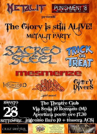 METAL.IT PARTY: rivelato il bill