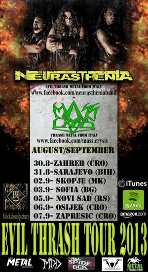 NEURASTHENIA: ad agosto l'Evil Thrash Tour