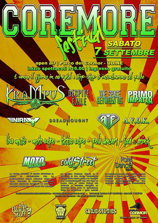 COREMORE FESTIVAL: i dettagli del festival underground Udinese