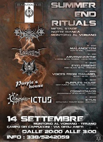 SUMMER END RITUALS: a settembre a Teramo
