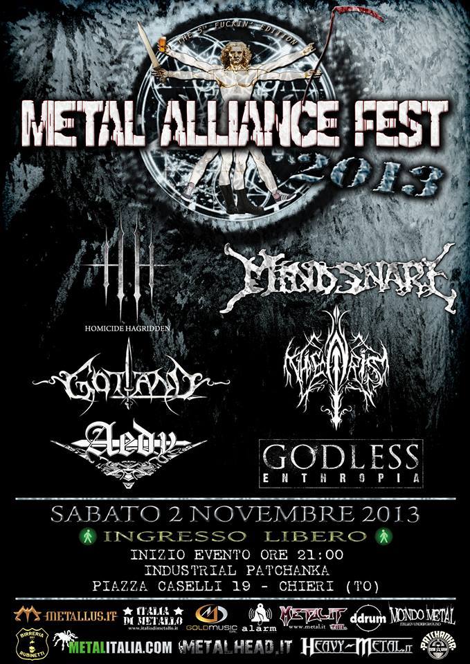 METAL ALLIANCE FEST 2013: il bill della serata