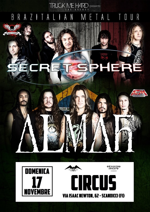 SECRET SPHERE: aggiunta una data a Firenze con gli ALMAH