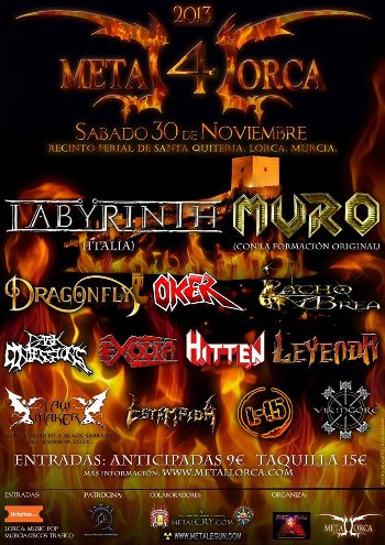 LABYRINTH: headliner del Metal Lorca Festival