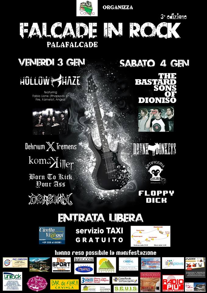 FALCADE IN ROCK FESTIVAL: i dettagli del fest