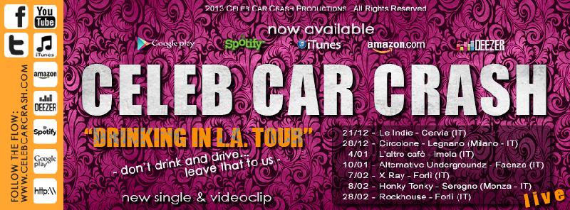 CELEB CAR CRASH: il tour di "Drinking in L.A." ed i complimenti dei BranVan 3000