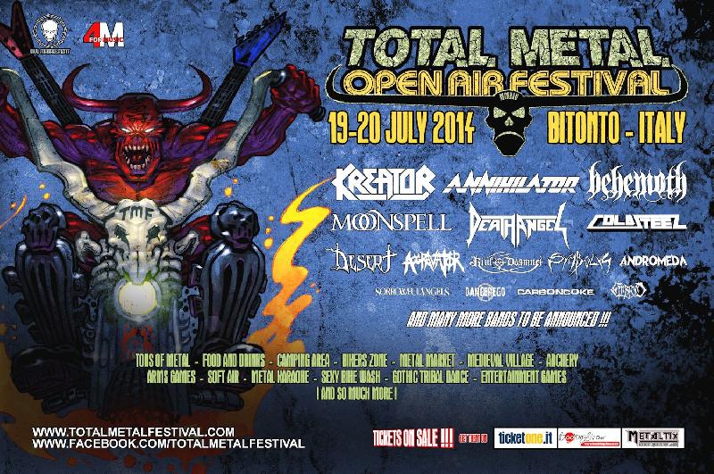 TOTAL METAL FESTIVAL: confermati Kreator e Behemoth
