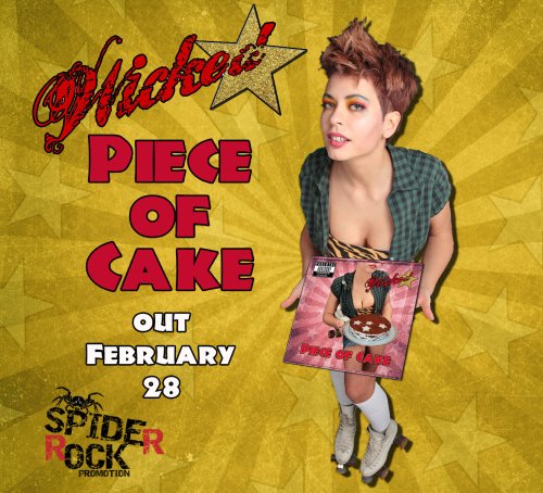 WICKED STARRR: la copertina di "Piece Of Cake"
