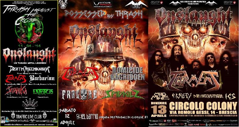 ONSLAUGHT: i dettagli del tour italiano