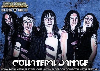 COLLATERAL DAMAGE: nel bill della prima giornata del Total Metal Festival 2014