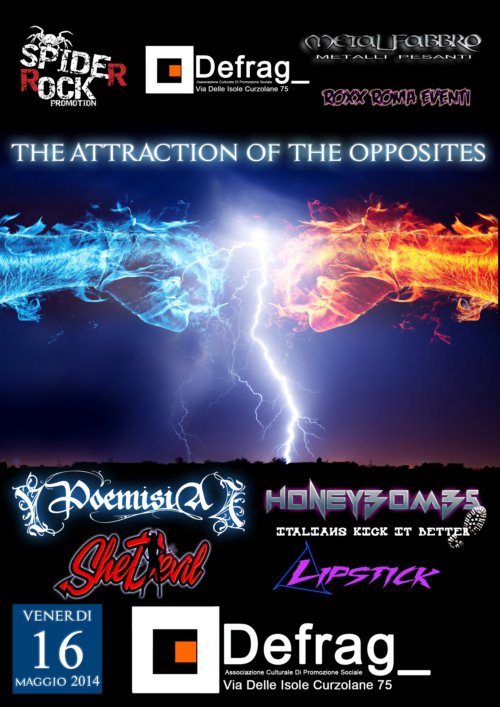 THE ATTRACTION OF THE OPPOSITES: i dettagli dell'evento romano