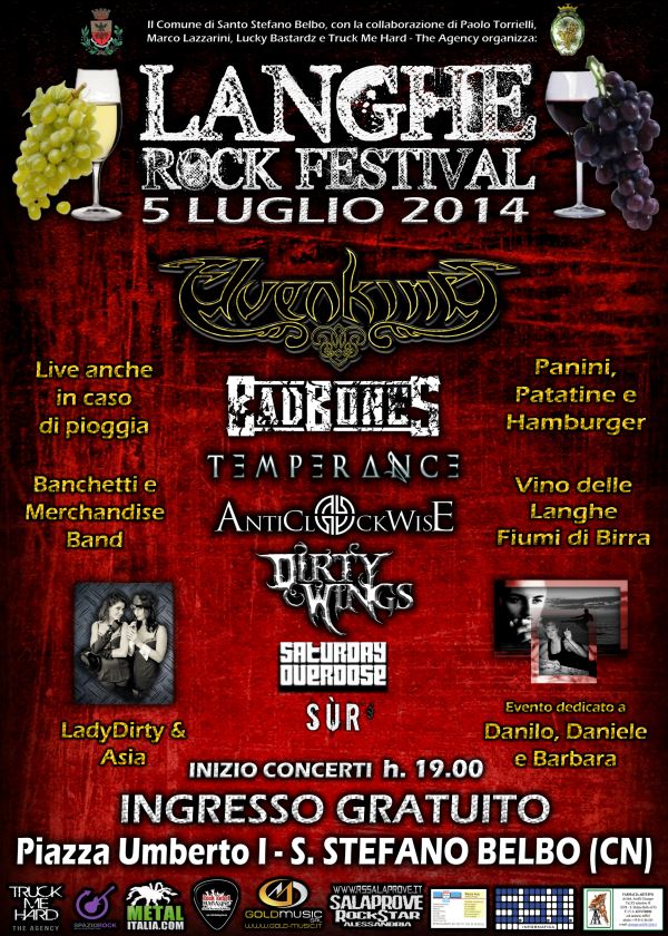 LANGHE ROCK FEST: scaletta e... birra omaggio