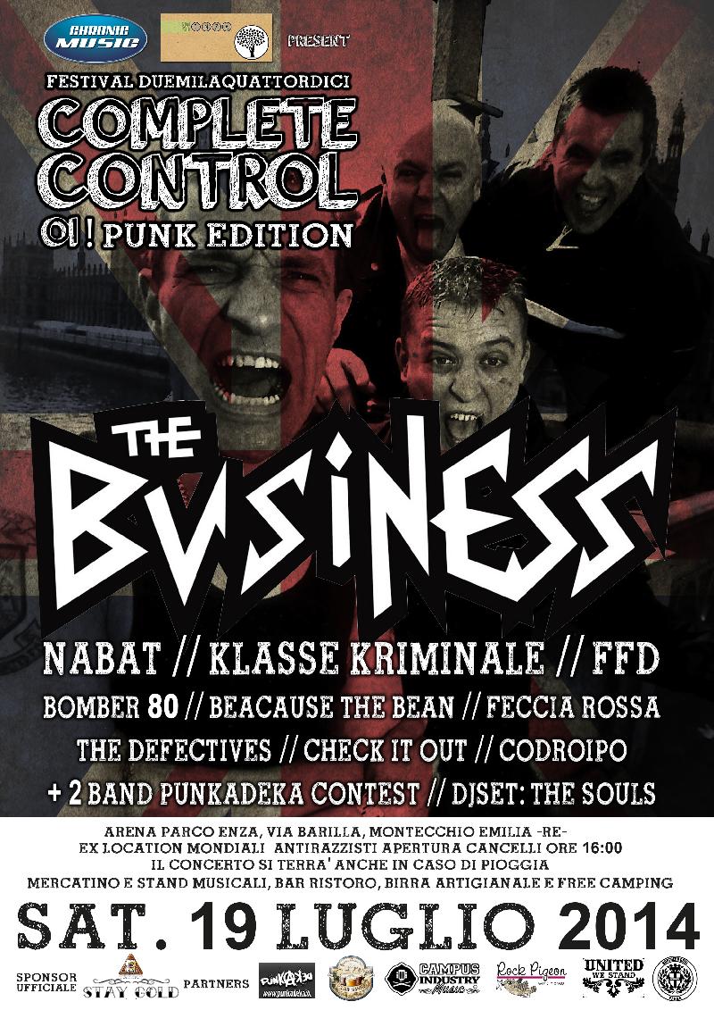 COMPLETE CONTROL FESTIVAL: torna il festival di riferimento del mondo Punk italiano