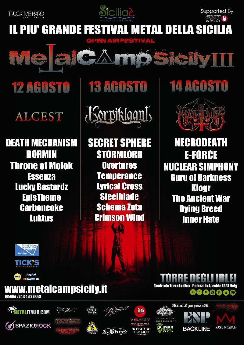 METALCAMP SICILY: LUCKY BASTARDZ e KLOGR aggiunti al bill