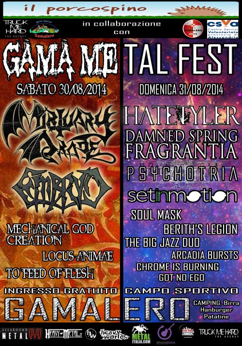 GAMAMETAL FEST: annunciata la line-up