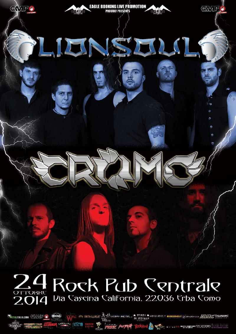 LIONSOUL e CROMO: una data al Centrale Rock Pub di Erba