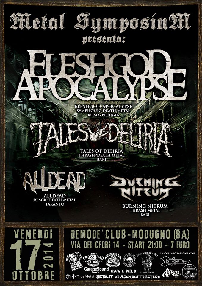 METAL SYMPOSIUM: riprende la stagione con i FLESHGOD APOCALYPSE