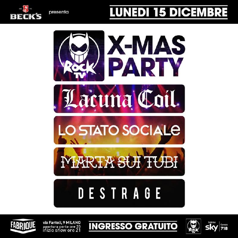ROCK TV X-MAS PARTY: Rock TV festeggia il Natale con un evento unico ad ingresso gratuito