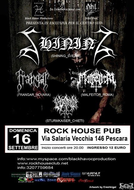 MetalWave Live-Report ::: Shining + Frangar + Malfeitor + Sturmkaiser