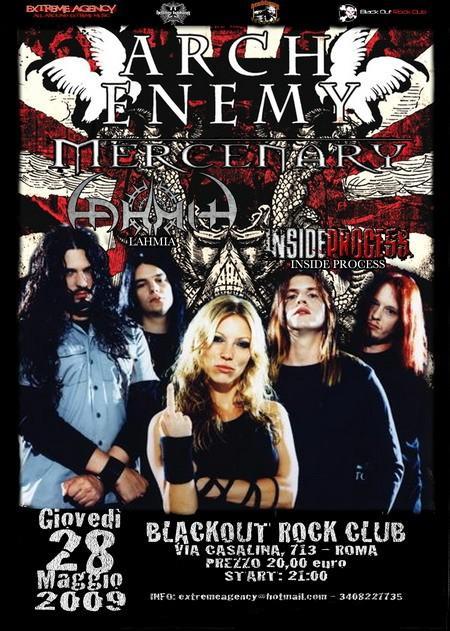 MetalWave Live-Report ::: Arch Enemy + Mercenary + Lahmia + Inside Process