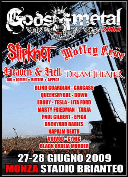 Gods of Metal 2009 (Primo Giorno) | MetalWave.it Live Reports