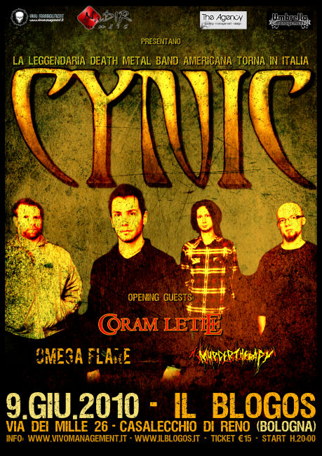 MetalWave Live-Report ::: Cynic + Coram Lethe + Omega Flare + Murder Therapy