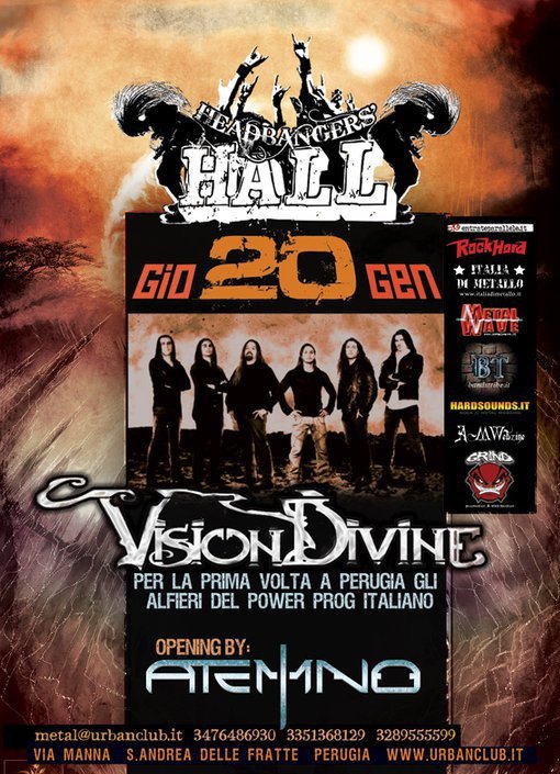 MetalWave Live-Report ::: Vision Divine + Atemno
