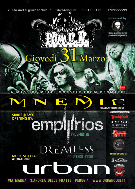 MetalWave Live-Report ::: Mnemic + Empyrios + Dreamless