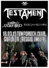 MetalWave Live-Report ::: Testament + Dew-Scented + Bleed From Within