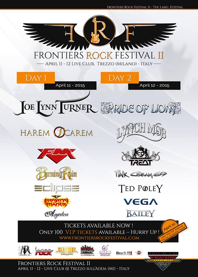 FRONTIERS ROCK FESTIVAL: una sostituzione nella prima giornata