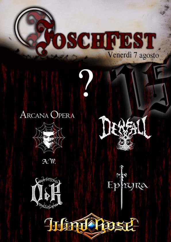 FOSCH FEST: confermati due headliner e gli emergenti