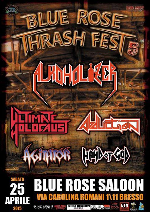 BLUE ROSE THRASH FEST 5: i dettagli della serata thrash
